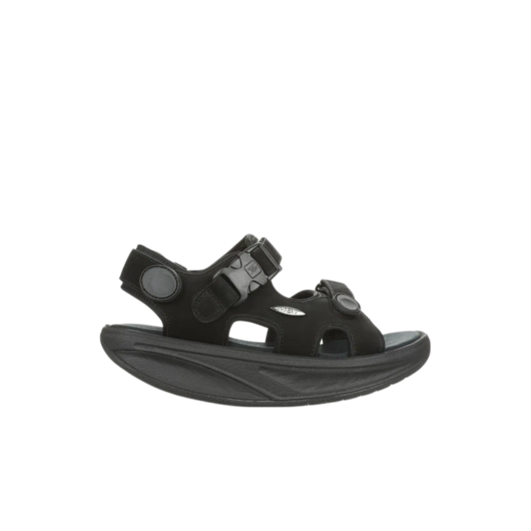 MBT Kisumu Classic Black Mens Sandals | Free Express Shipping