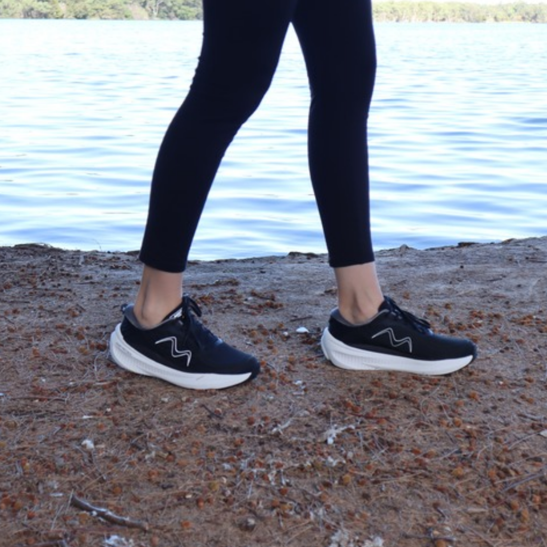 MBT-1000 black womens walking sneakers