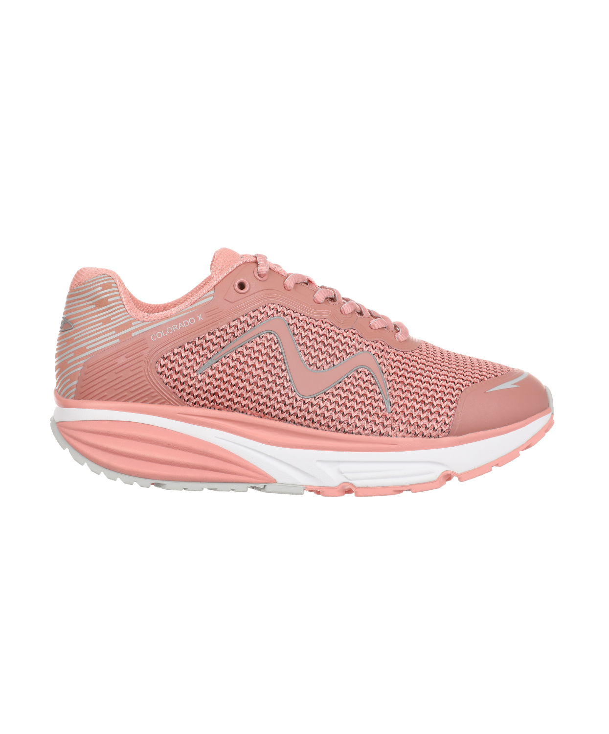 MBT Women's Colorado X Trainers - Synthetic Leather Mineral Red Athletic Shoes 8.5 US