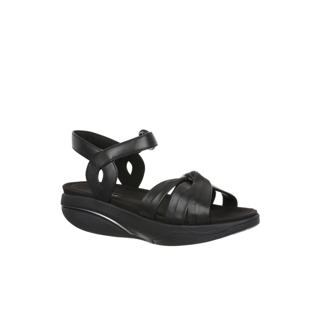 womens walking sandals black