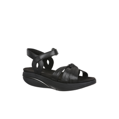 womens walking sandals black