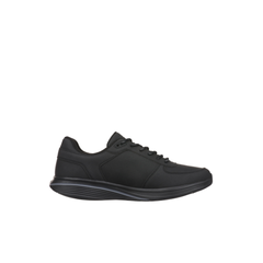 Comfortable black womens walking sneakers