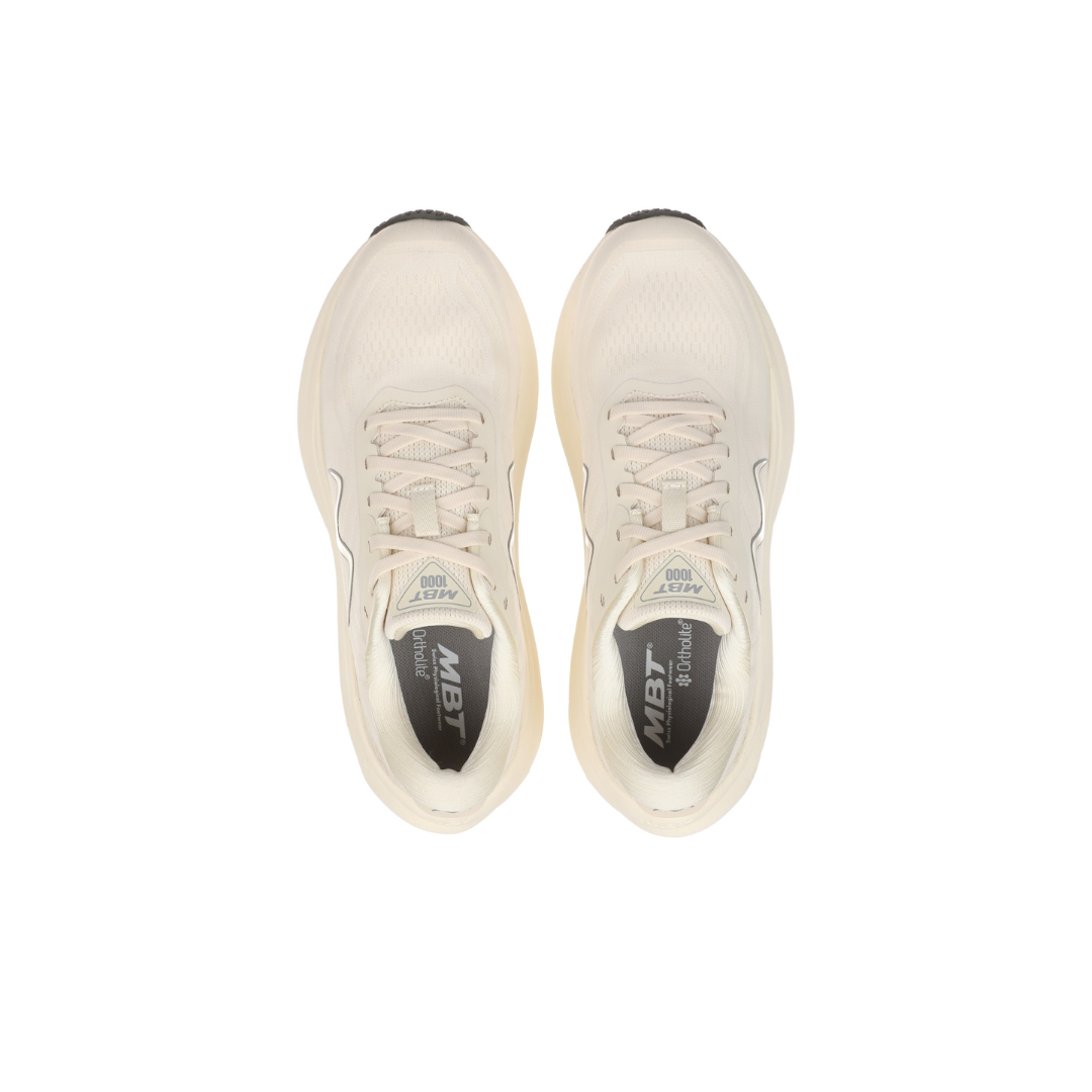 MBT MBT-1000 Beige Womens Sneakers top view