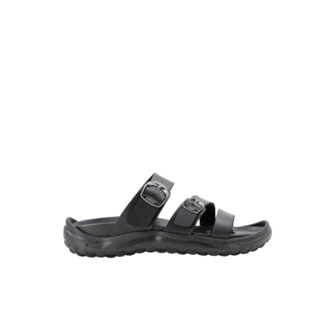 womens recovery slides black