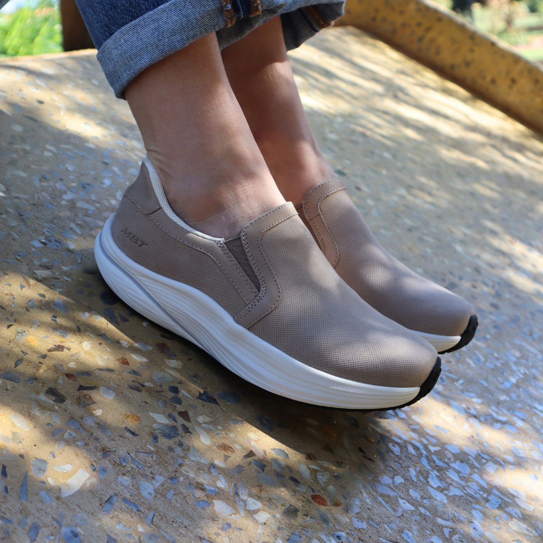 womens slip on sneakers beige