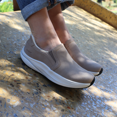 womens slip on sneakers beige