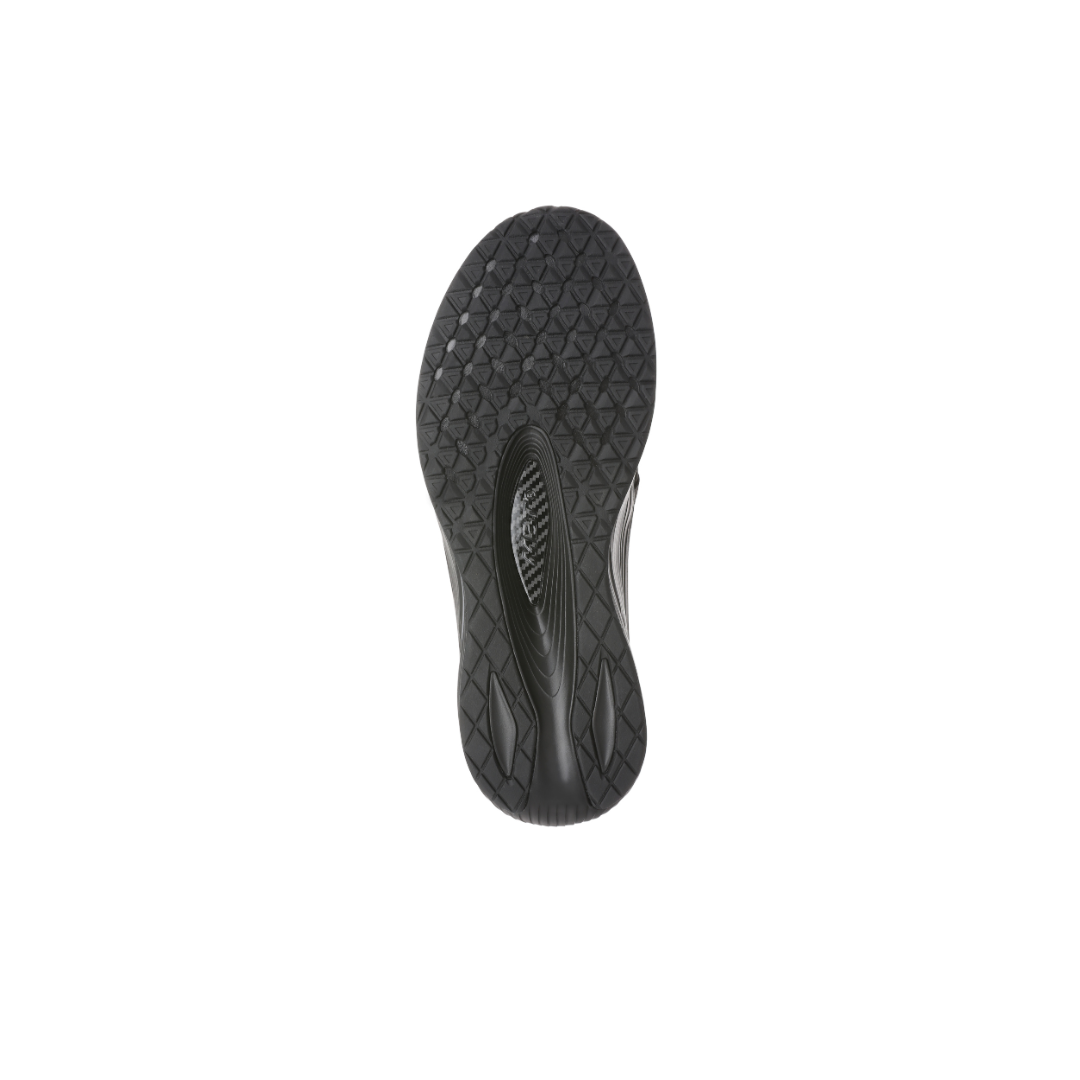 slip on walking sneakers black